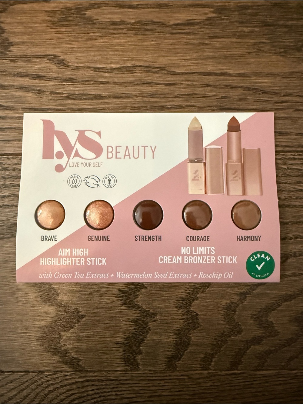 FREE GWP - lYS Beauty Highlighter and Bronzer Samples